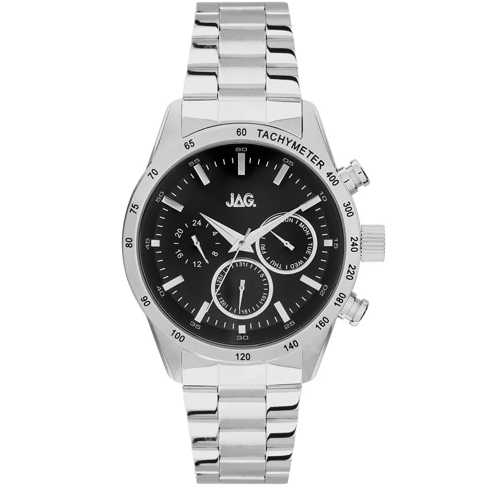 JAG Alain Black Chronograph Watch J1960A
