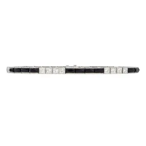 J.E Caldwell onyx and diamond line bracelet