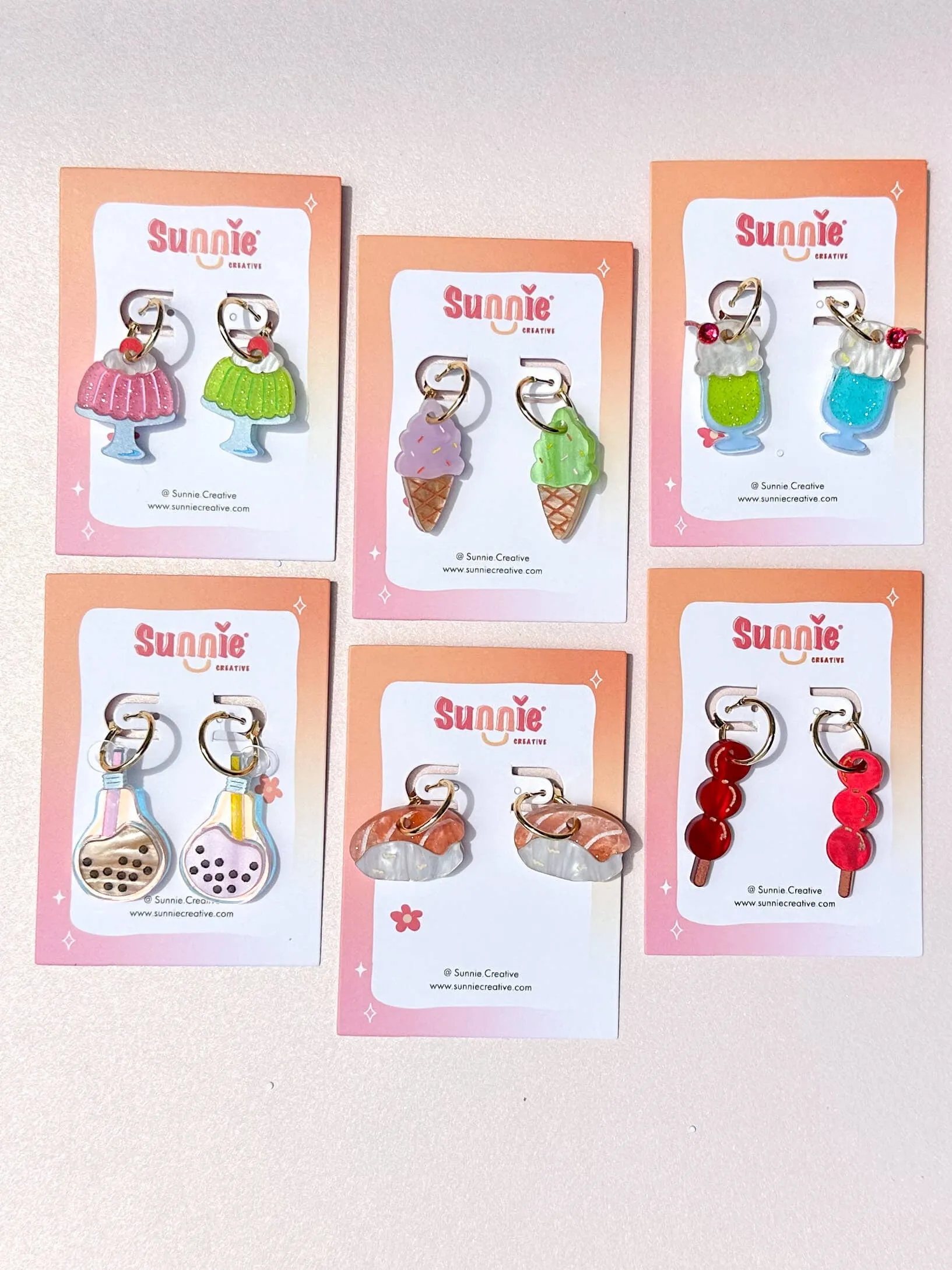 Jello Pudding Earrings