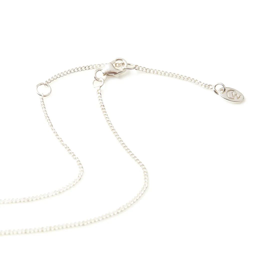 July Birthstone Charm Necklace - Ruby