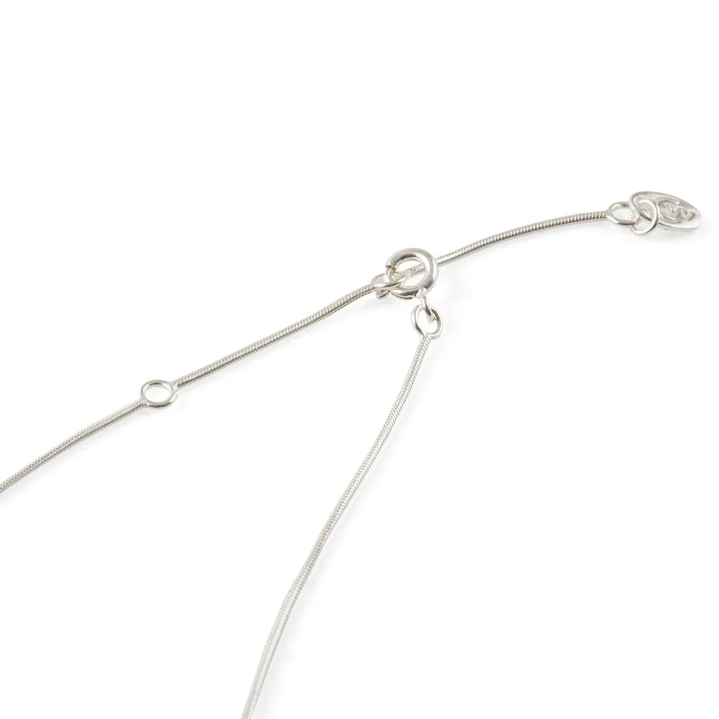 July Birthstone Charm Necklace - Ruby