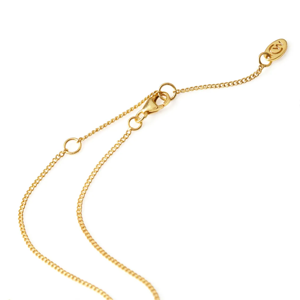 July Birthstone Charm Necklace - Ruby