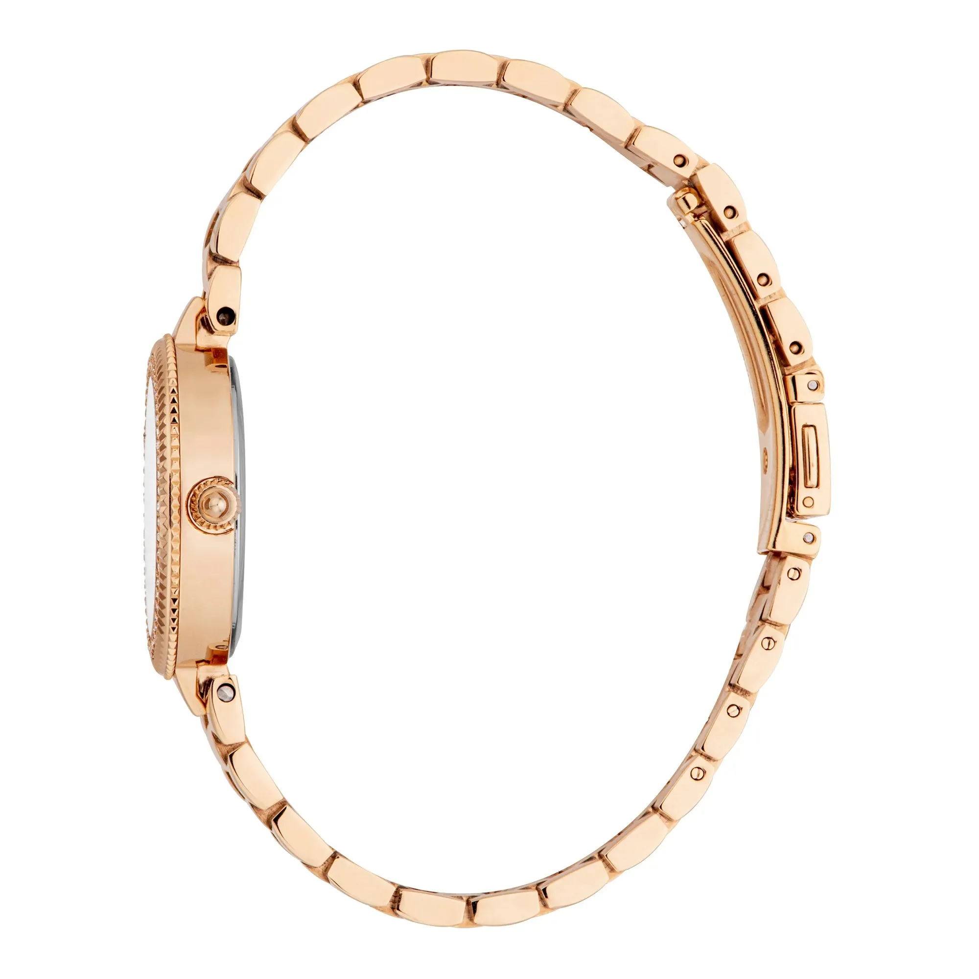 Just Cavalli Ostentatious Ladies Silver Dial Rose Gold Watch