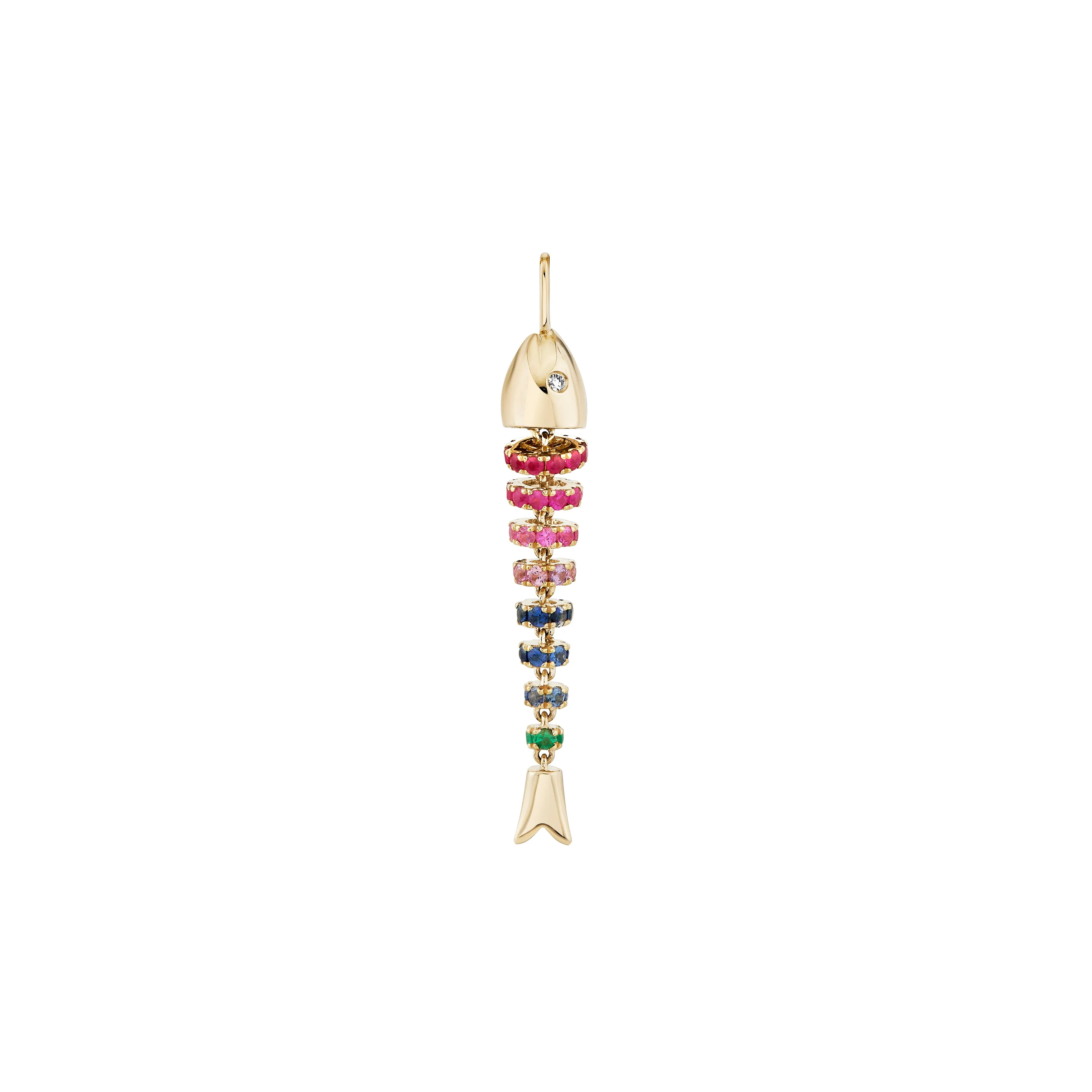 Kinetic Rainbow Poisson Pendant