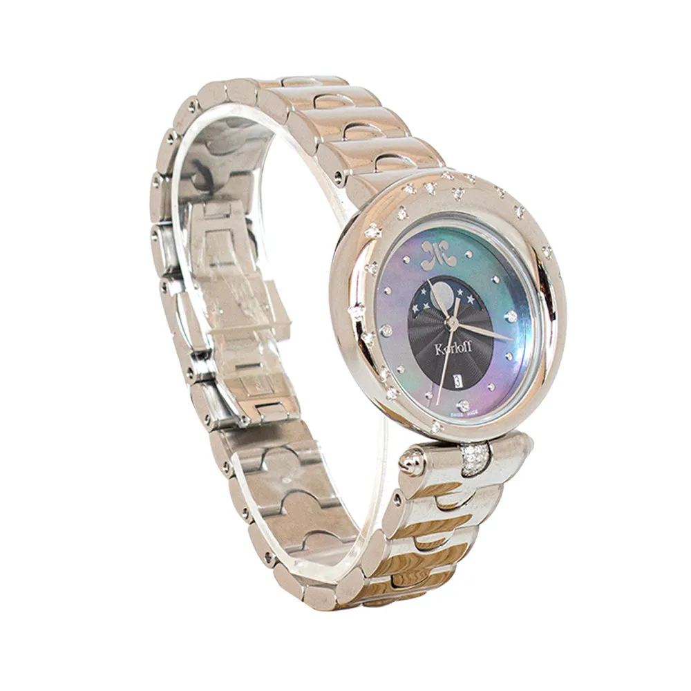 Korloff Watch Ladies Stainless Steel Case And Bracelet