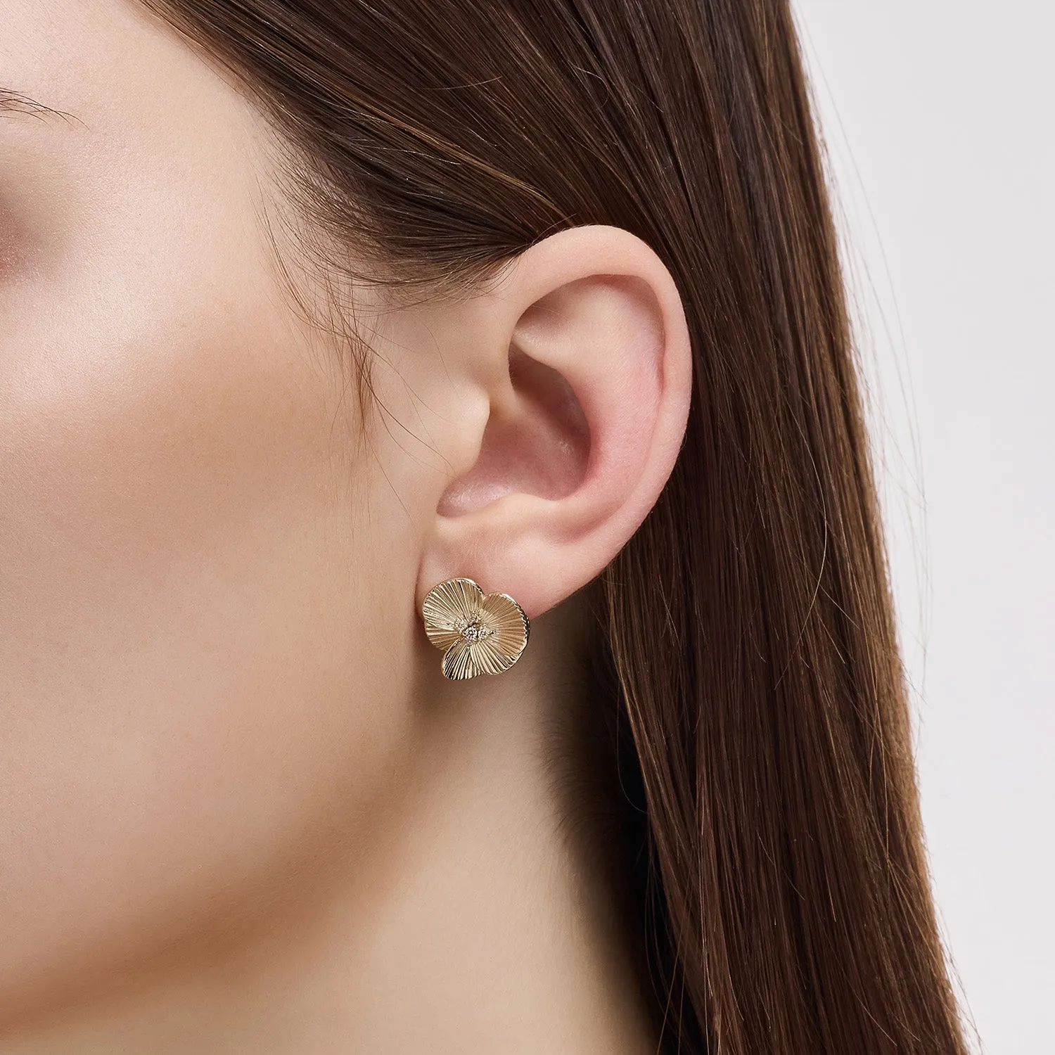 La D.D Gold One-sided Earring JDDEN5S074S