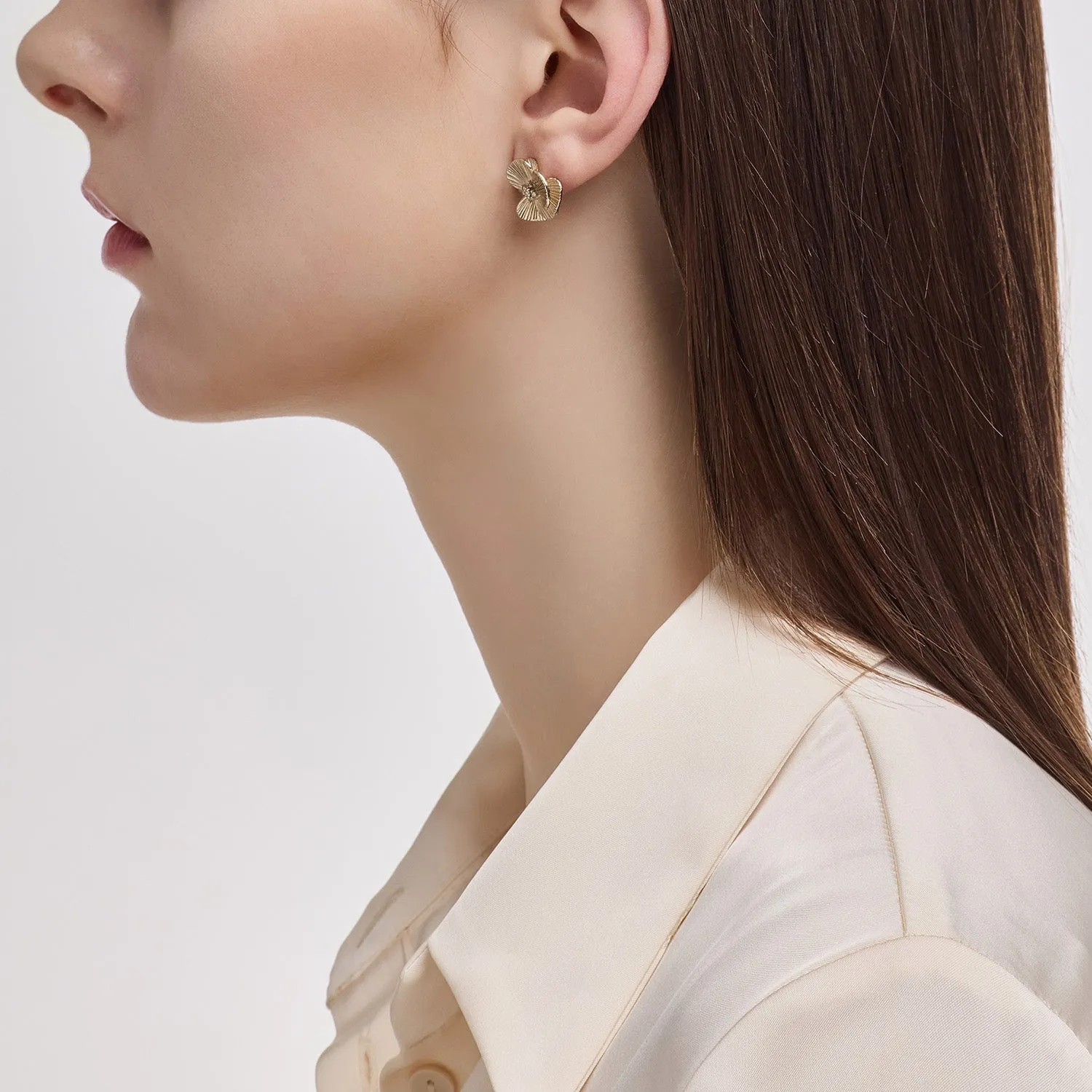 La D.D Gold One-sided Earring JDDEN5S074S