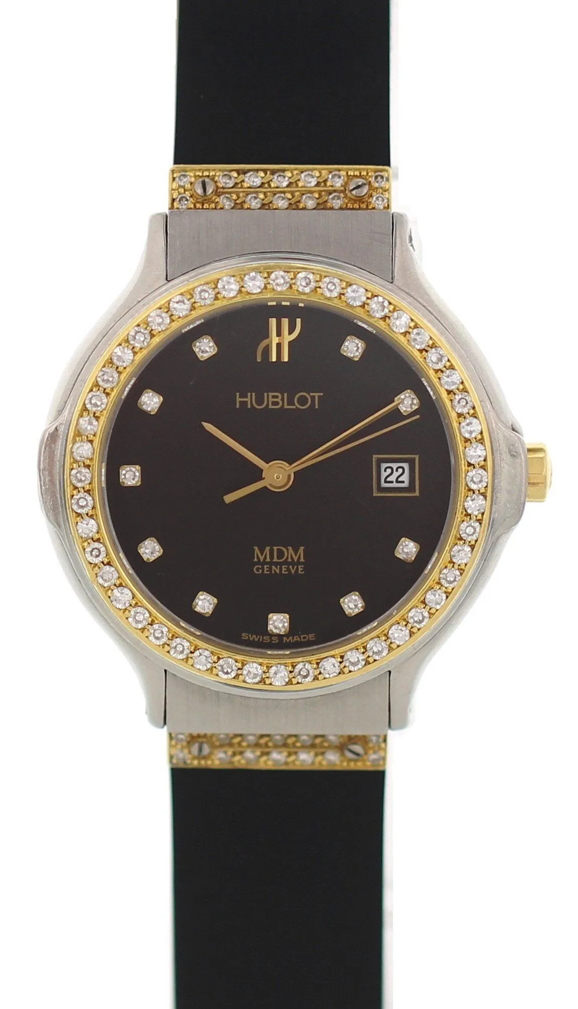 Ladies Hublot MDM Diamond Watch