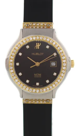 Ladies Hublot MDM Diamond Watch