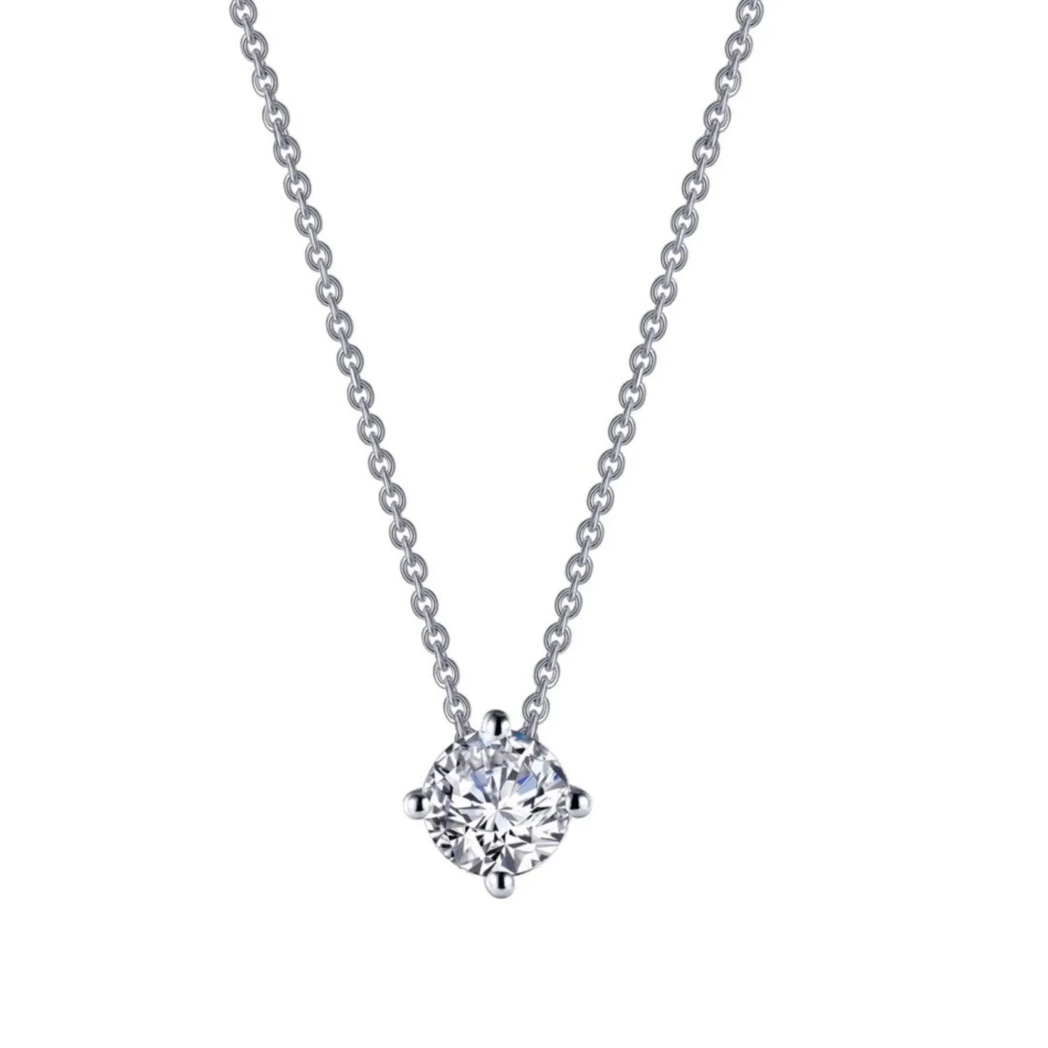 Lafonn 0.50 Carat Classic Four Prong Simulated Round Cut Diamond Solitaire
