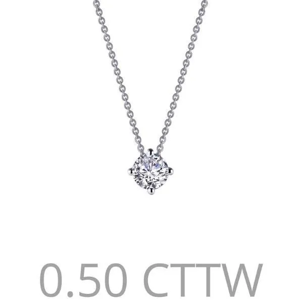 Lafonn 0.50 Carat Classic Four Prong Simulated Round Cut Diamond Solitaire