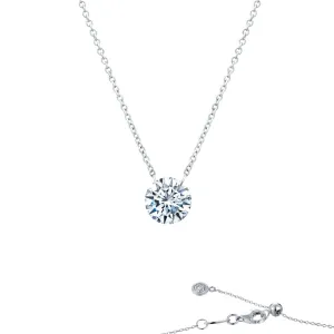 Lafonn 1.50 Carat Frameless Floating Simulated Round Cut Diamond Necklace