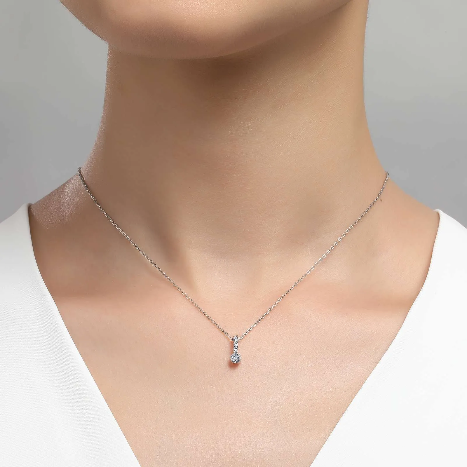 Lafonn April Birthstone Simulated Diamond Small Love Pendant BP002DAP