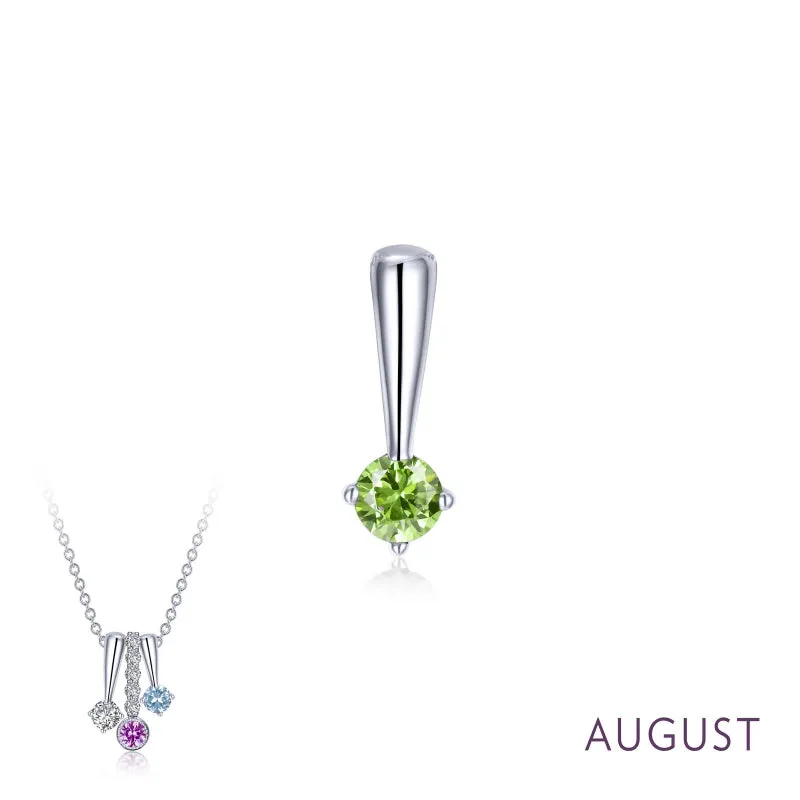 Lafonn August Birthstone Love Pendant