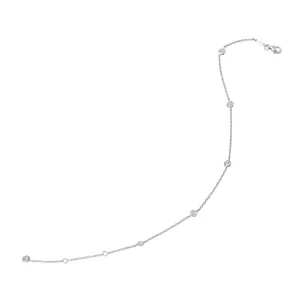 Lafonn Bezel-Set Station Anklet