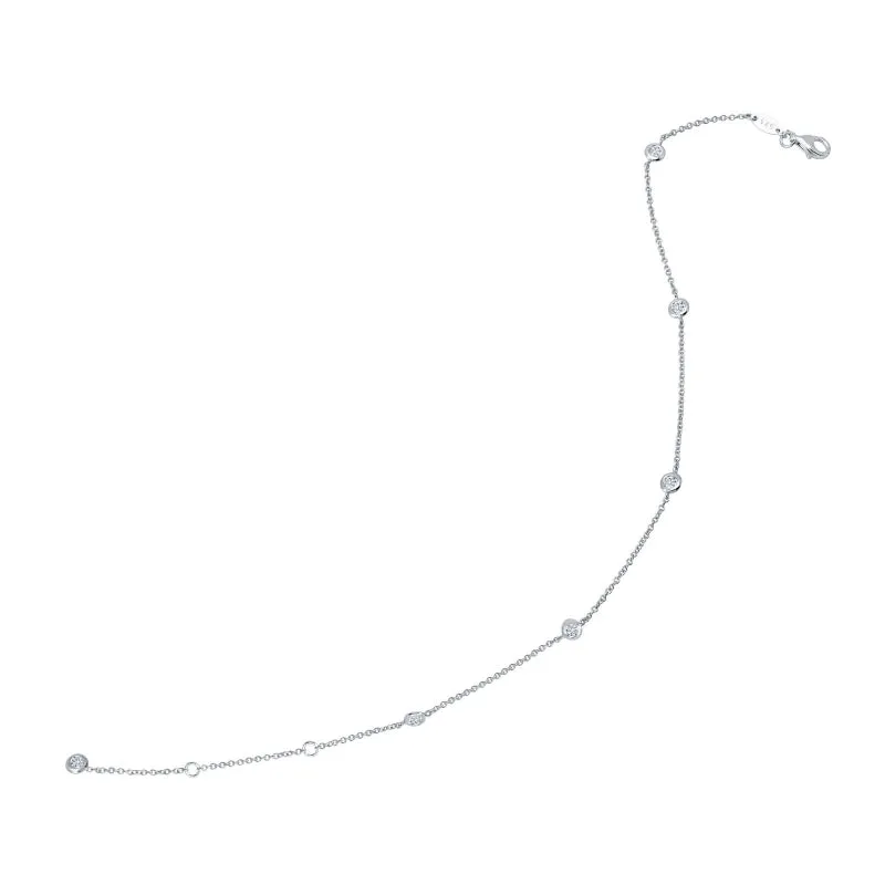 Lafonn Bezel-Set Station Anklet