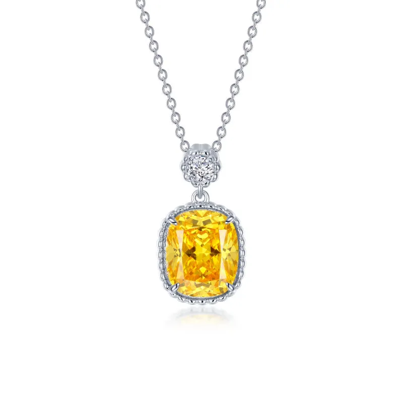 Lafonn Canary Halo Necklace