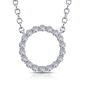 Lafonn Large Classic Open Circle Necklace