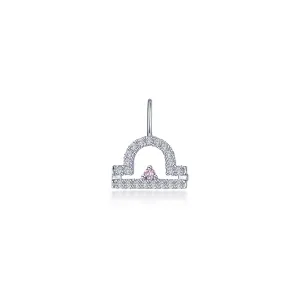 Lafonn Libra Zodiac Charm Pendant P2031PKP