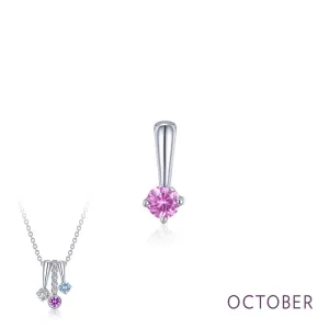 Lafonn October Birthstone Love Pendant