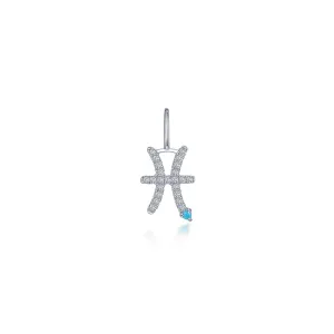 Lafonn Pisces Zodiac Charm Pendant P2030TQP