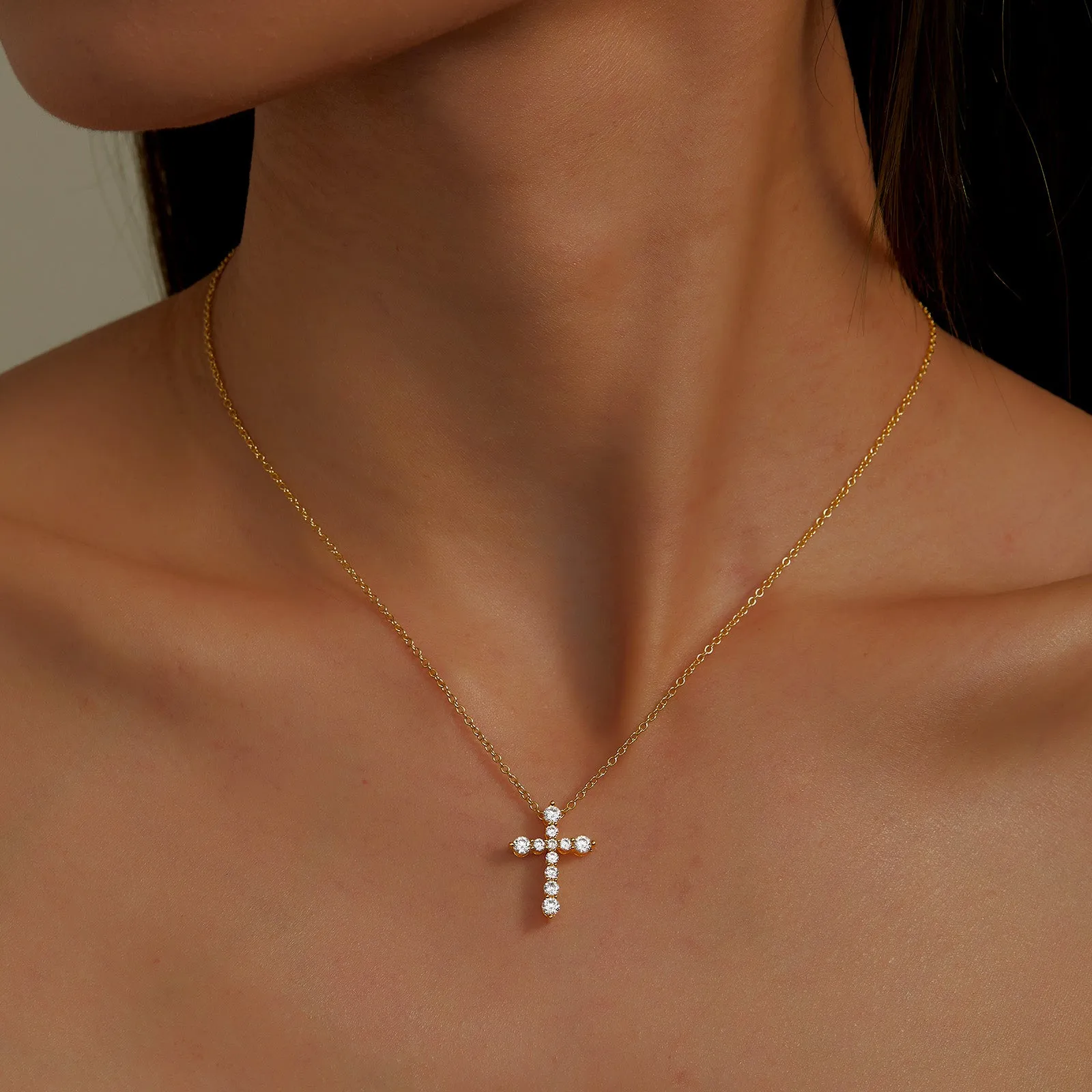 Lafonn Simulated Diamond Cross Pendant