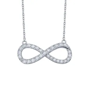 Lafonn Simulated Diamond Infinity Necklace
