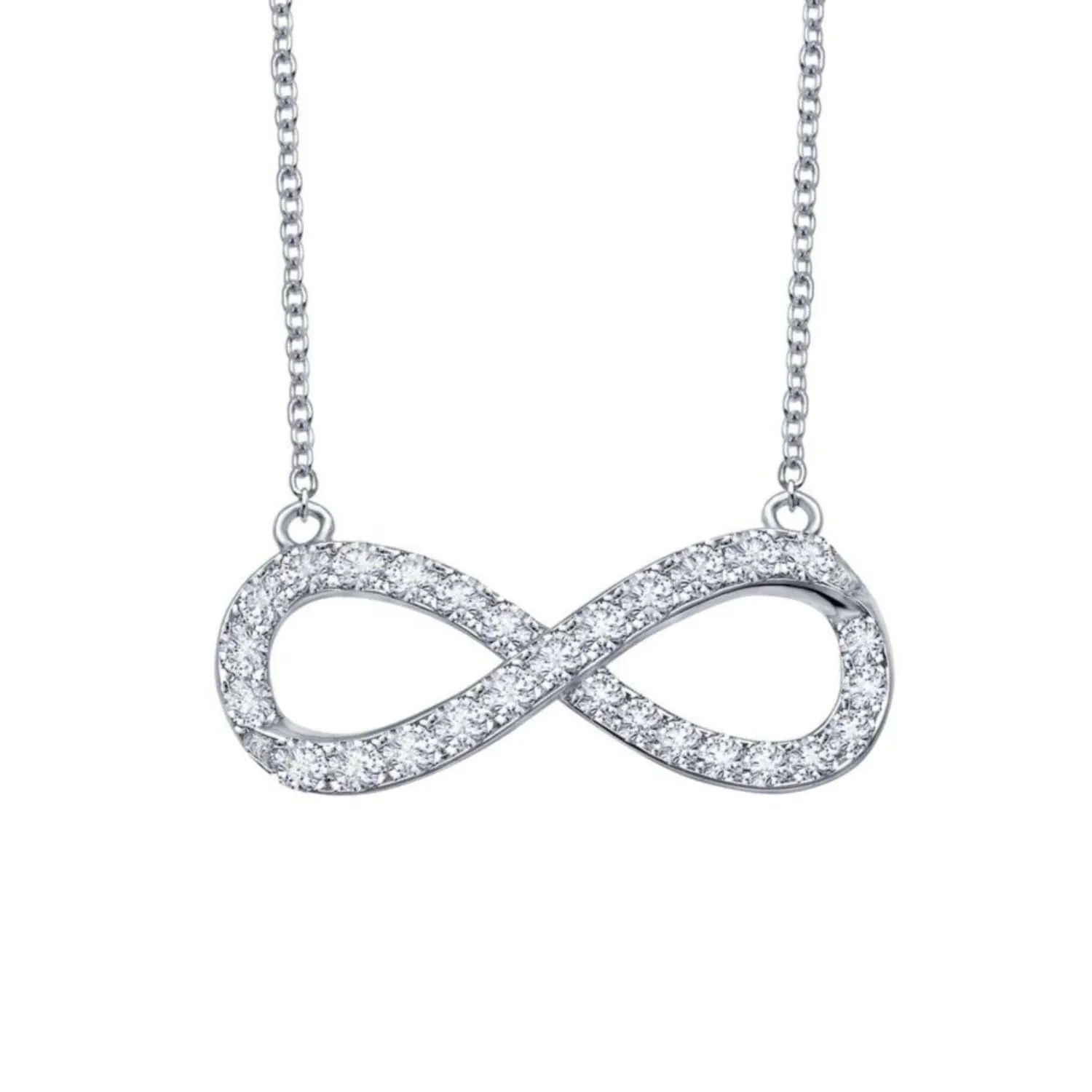 Lafonn Simulated Diamond Infinity Necklace