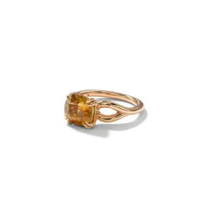 Languid Solitaire Ring - Sphene