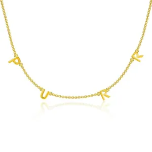 Letter Necklace | MEOW and PURR