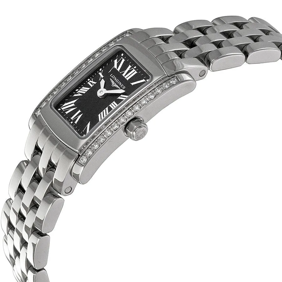 Longines DolceVita Black Dial Stainless Steel Ladies Watch L5.158.0.79.6