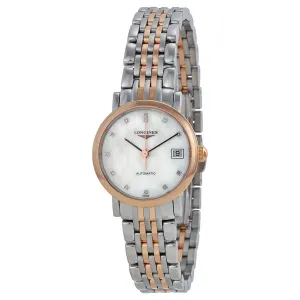 Longines Elegance Automatic Mother of Pearl Dial Ladies Watch L4.309.5.87.7