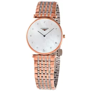 Longines La Grande Classique Mother of Pearl Diamond Dial Ladies Watch L47091887