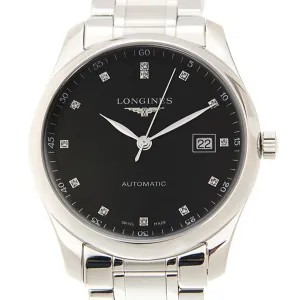Longines Master Automatic Diamond Black Dial Men's Watch L2.793.4.57.6