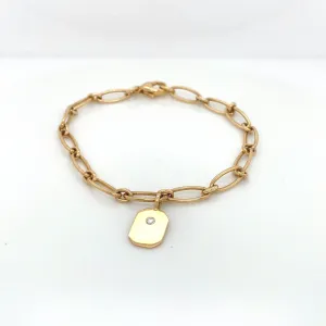 Louis Tamis & Sons Engravable Tag Bracelet