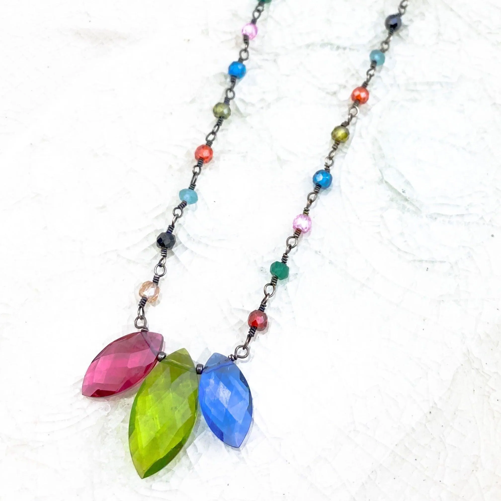 Marquee Katie Colorful Gem Necklace