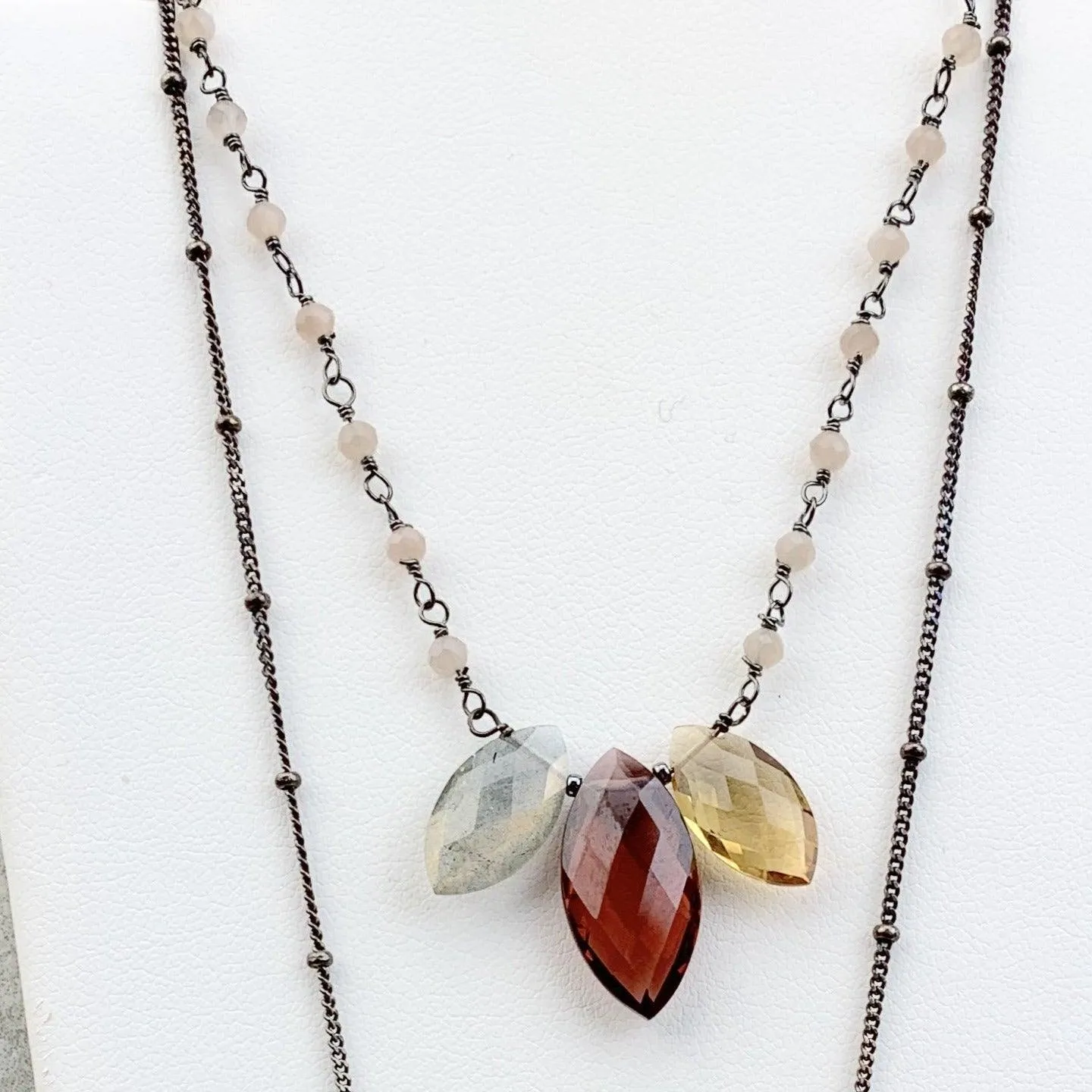 Marquee Katie Colorful Gem Necklace
