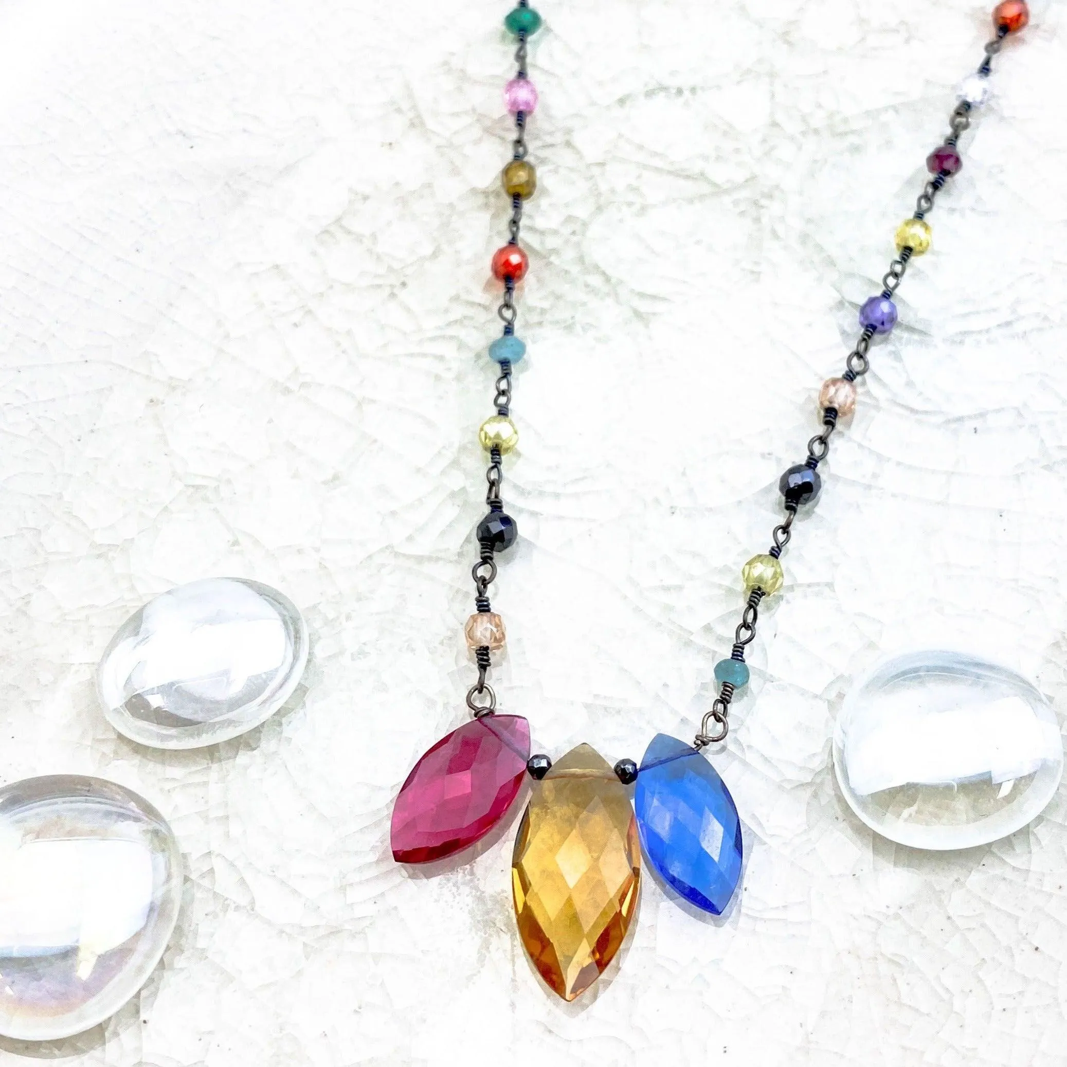 Marquee Katie Colorful Gem Necklace