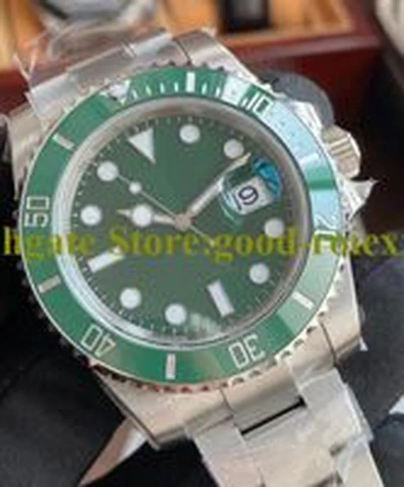 Mens Blue Black Green Ceramic Bezel Watch Automatic Cal.3135 Watches Men Dive Sport 904L Stainless Steel 3130 Yellow Gold VSF Wristwatches Diver'S 28800 Vph/Hz