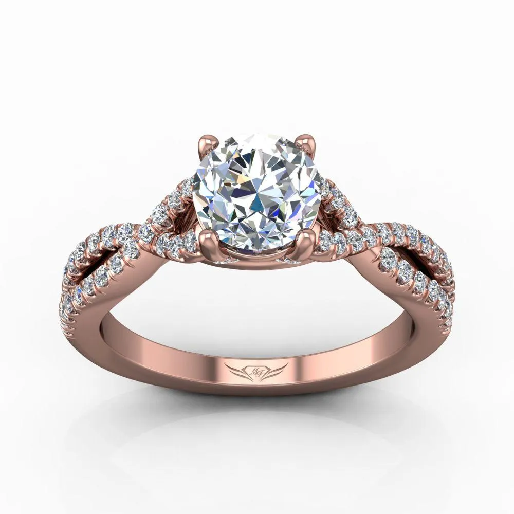 Micropave Engagement Ring