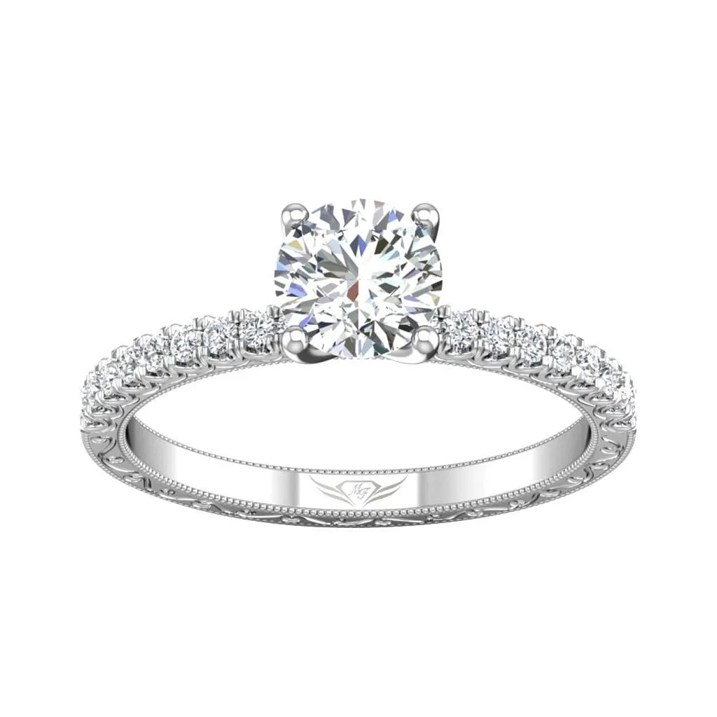 Micropave Engagement Ring