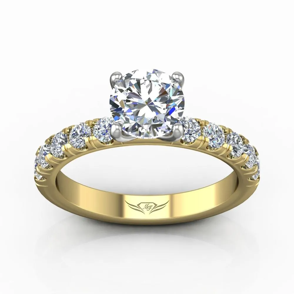 Micropave Engagement Ring