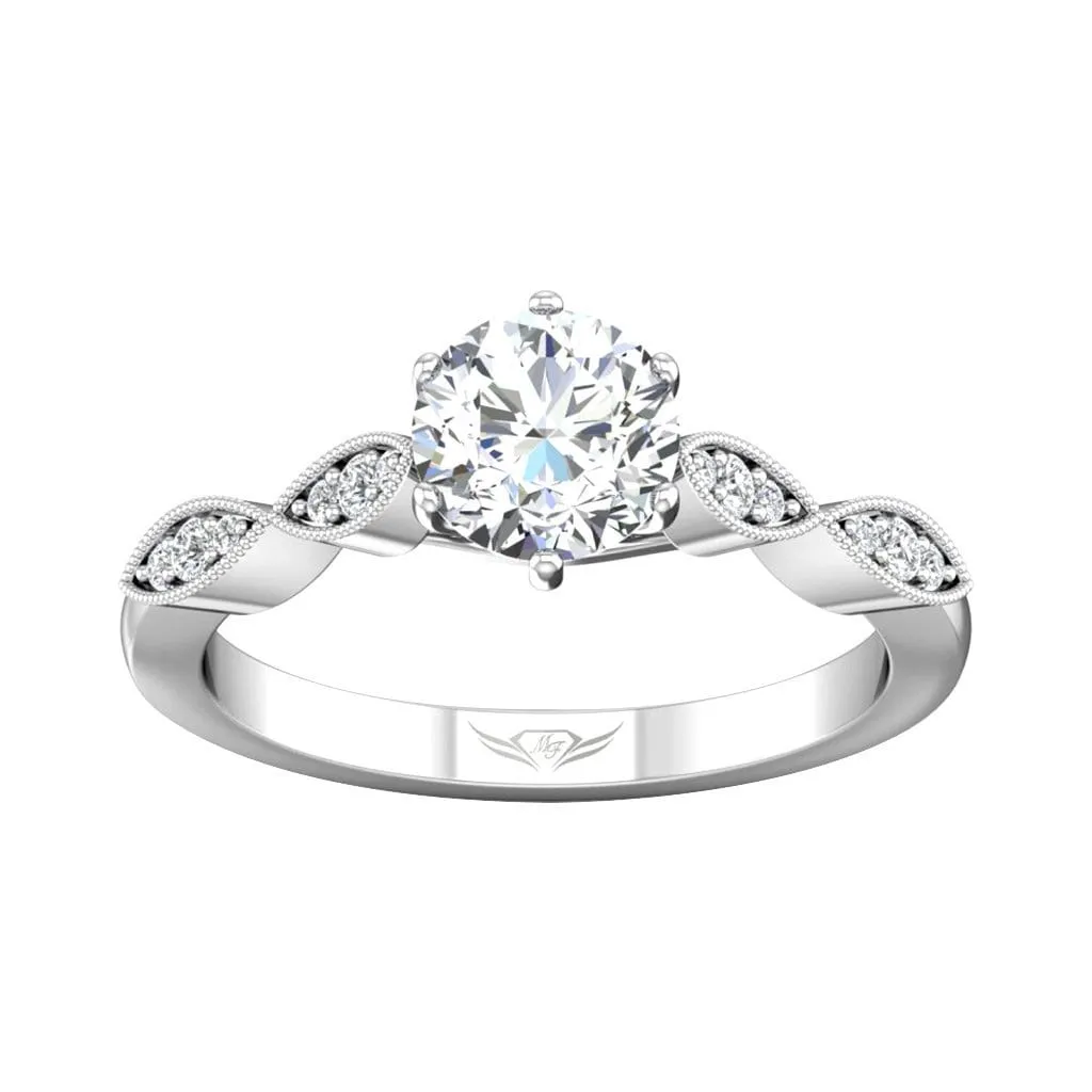 Micropave Engagement Ring