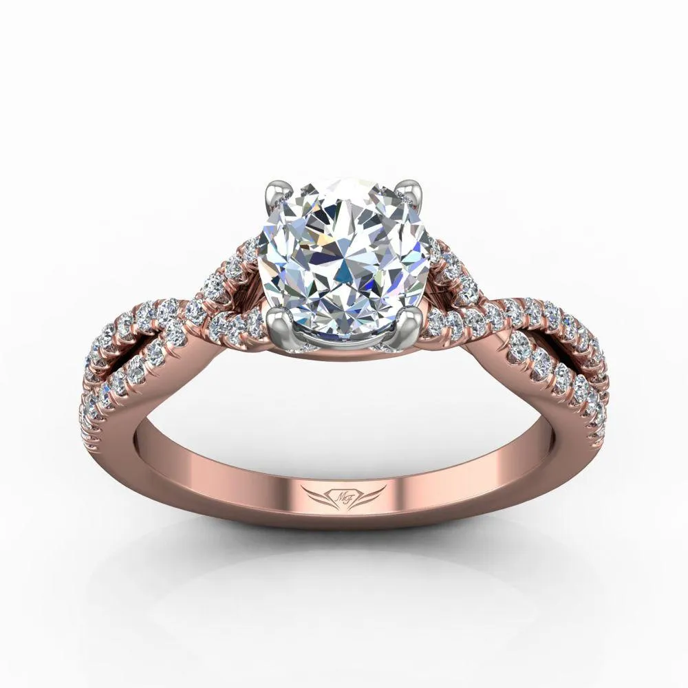 Micropave Engagement Ring