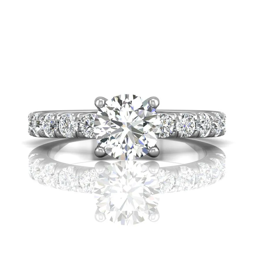 Micropave Engagement Ring