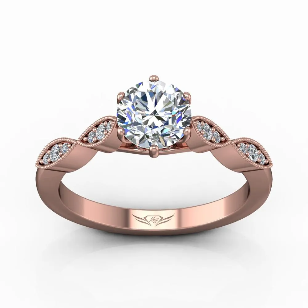 Micropave Engagement Ring
