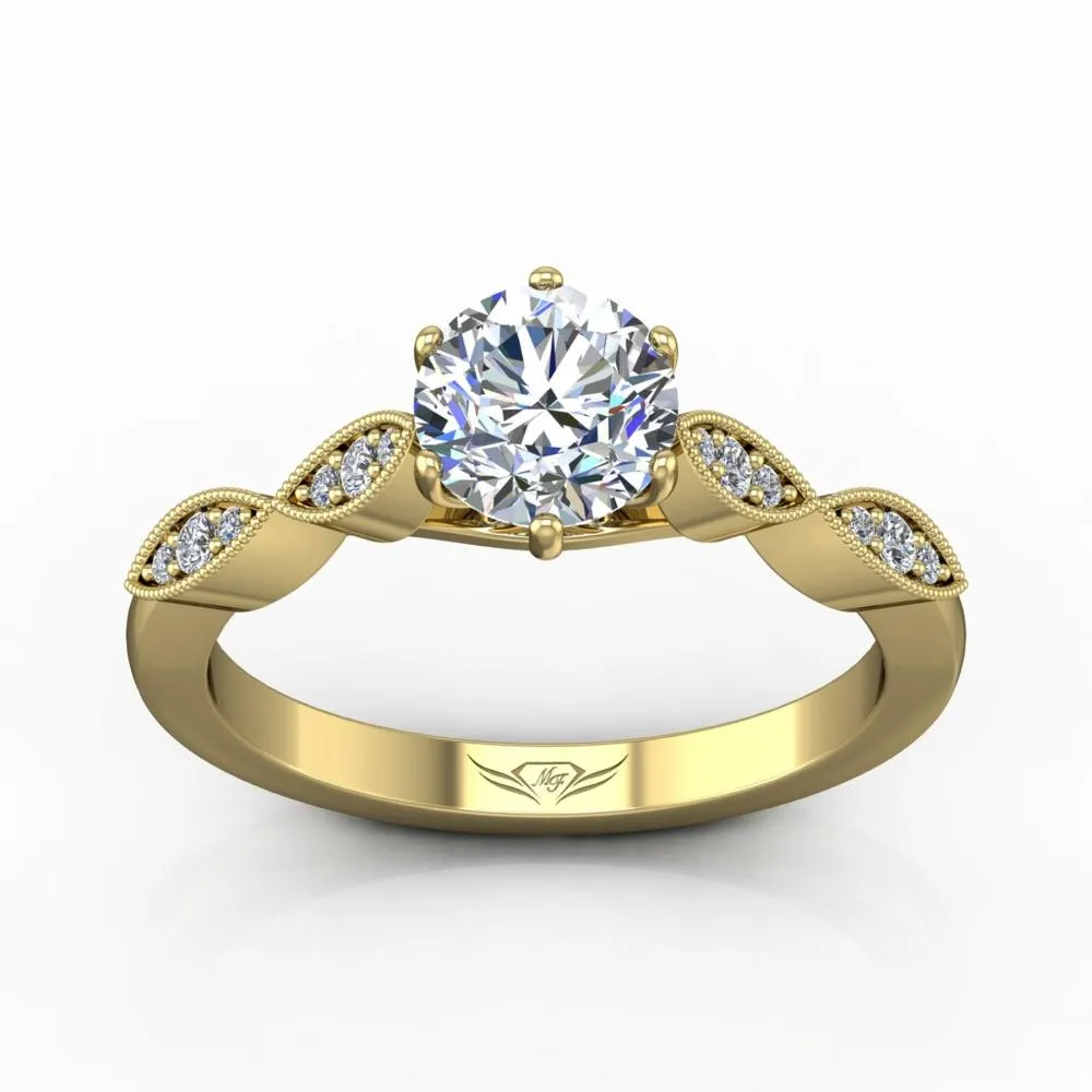 Micropave Engagement Ring