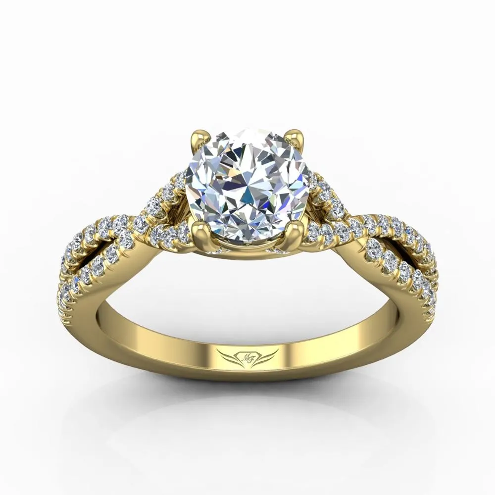Micropave Engagement Ring
