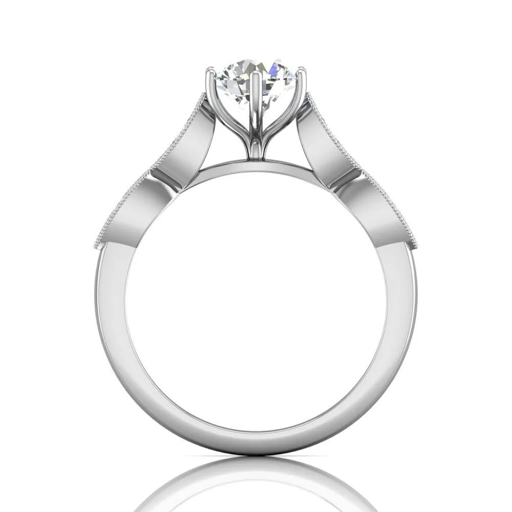 Micropave Engagement Ring