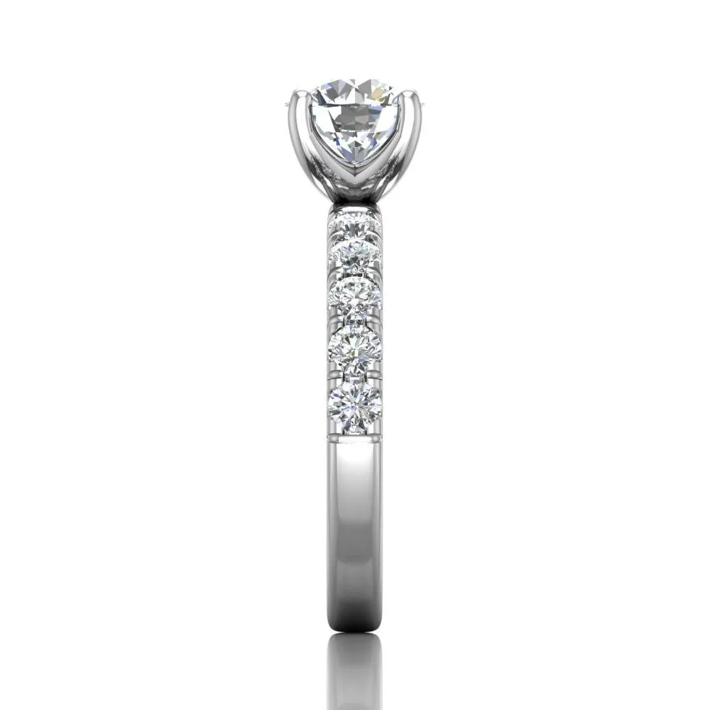 Micropave Engagement Ring
